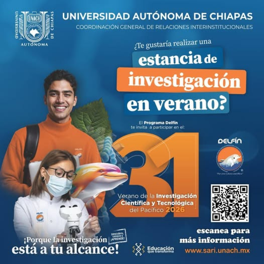 Publican convocatoria del Verano de la Investigación Científica y Tecnológica del Pacífico 2026