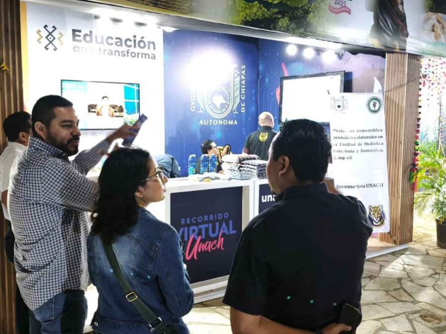 Comparten saberes y producción sustentable con la sociedad en la Feria Chiapas 2025