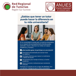 Red Regional de Tutorías del Sur-Sureste fortalece retención escolar mediante apoyo integral estudiantil