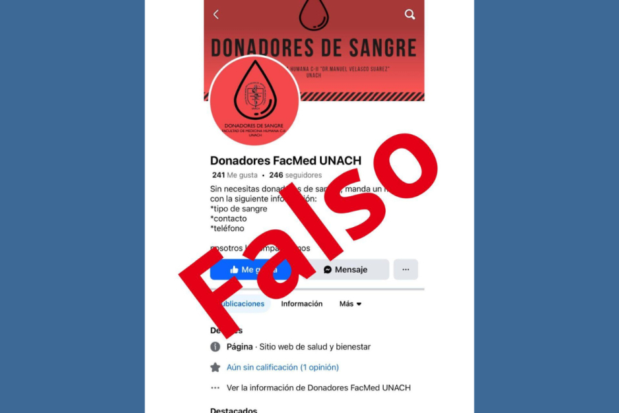 Desmienten en Facultad de Medicina solicitudes para donación de sangre