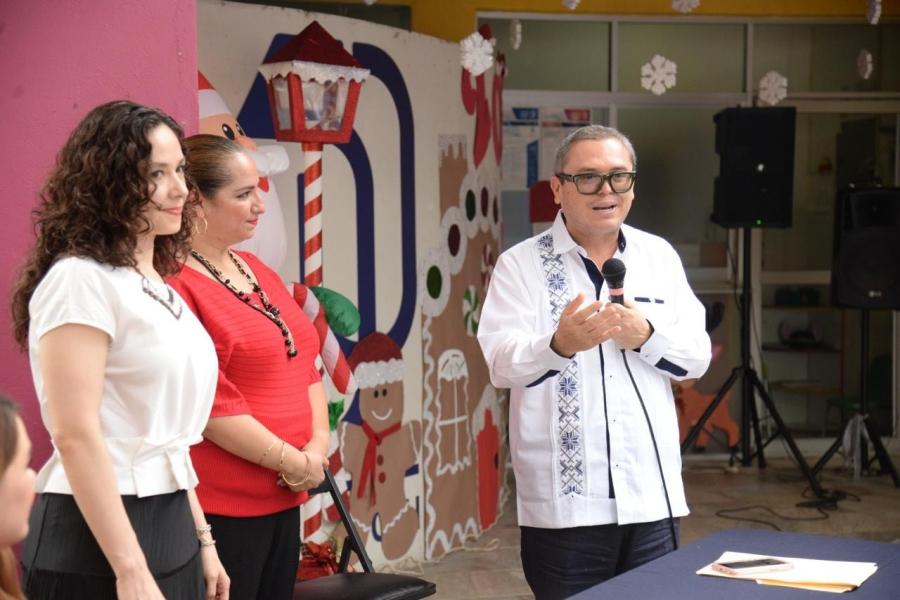 Organizan festival navideño y clausura de actividades en la Estancia Infantil UNACH