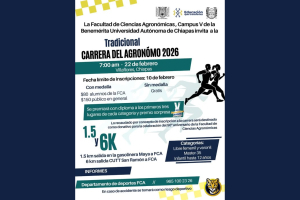 Tradicional Carrera del Agrónomo 2026 en la Facultad de Ciencias Agronómicas Campus V