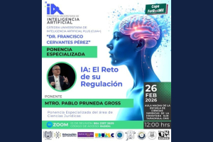 Invita UNACH a la ponencia “IA: El Reto de su Regulación”