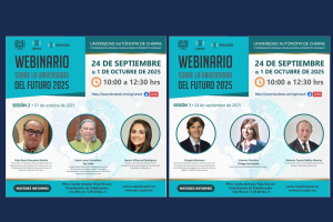 Organiza UNACH la quinta edición de webinarios sobre la Universidad del Futuro
