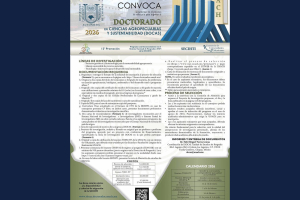 Doctorado en Ciencias Agropecuarias y Sustentabilidad de la UNACH amplía plazo de inscripción para 2026