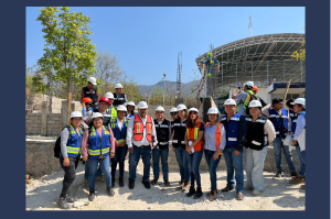 Estudiantes de Ingeniería Civil participan en recorrido práctico en COBACH 35