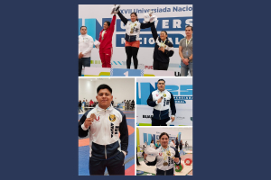 Orgullo UNACH Tres medallistas brillan en la Universiada Nacional 2025