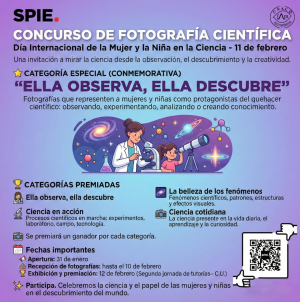 Convoca FCFM UNACH al Concurso de Fotografía Científica por el Día Internacional de la Mujer y la Niña en la Ciencia