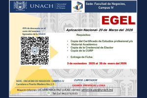 Abren convocatoria para Examen General de Egreso de Licenciatura con descuento del 45% para estudiantes