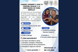 Invitan a adultos mayores a cursos gratuitos de alfabetización digital en Tuxtla Gutiérrez