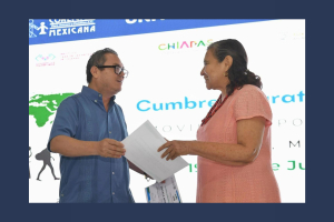 Jurista chiapaneca Leticia Bonifaz Alfonzo diserta conferencia magistral en la Cumbre Migratoria Chiapas 2025