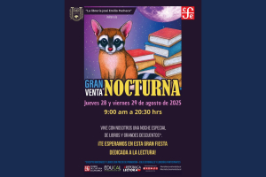 Invita Librería “José Emilio Pacheco” a su Gran Venta Nocturna