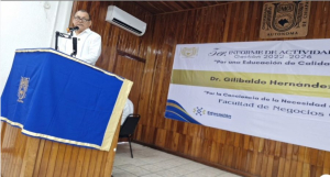 Director de la Facultad de Negocios Campus IV de la UNACH rinde Tercer Informe de Actividades 2022-2026