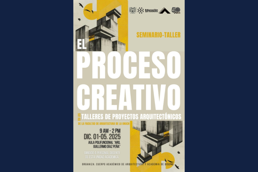 Invitan a docentes de Arquitectura al Seminario-Taller sobre procesos creativos en el aula