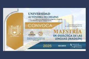 UNACH abre inscripciones para la Maestría en Didáctica de las Lenguas