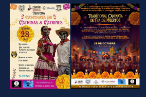 Facultad de Ciencias Administrativas de Comitán invita a la 9ª Caminata de Catrinas y Catrines 2025