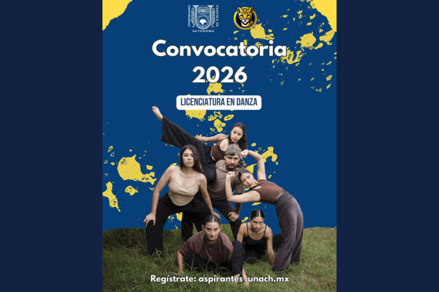 La Licenciatura en Danza de la UNACH abre convocatoria anual de admisión