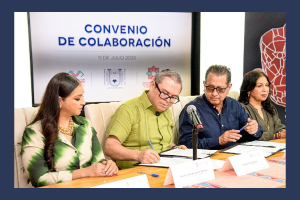 Rector Oswaldo Chacón Rojas firma convenio con Sistema Chiapaneco de Radio y Televisión para colaboración institucional