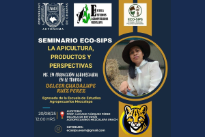 Realiza UNACH Seminario sobre Apicultura en la Escuela de Estudios Agropecuarios Mezcalapa