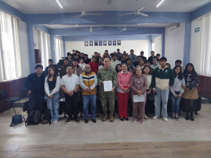 Fortalecen la formación cívica y de ciudadanía con conferencia sobre la Cultura de Seguridad Nacional