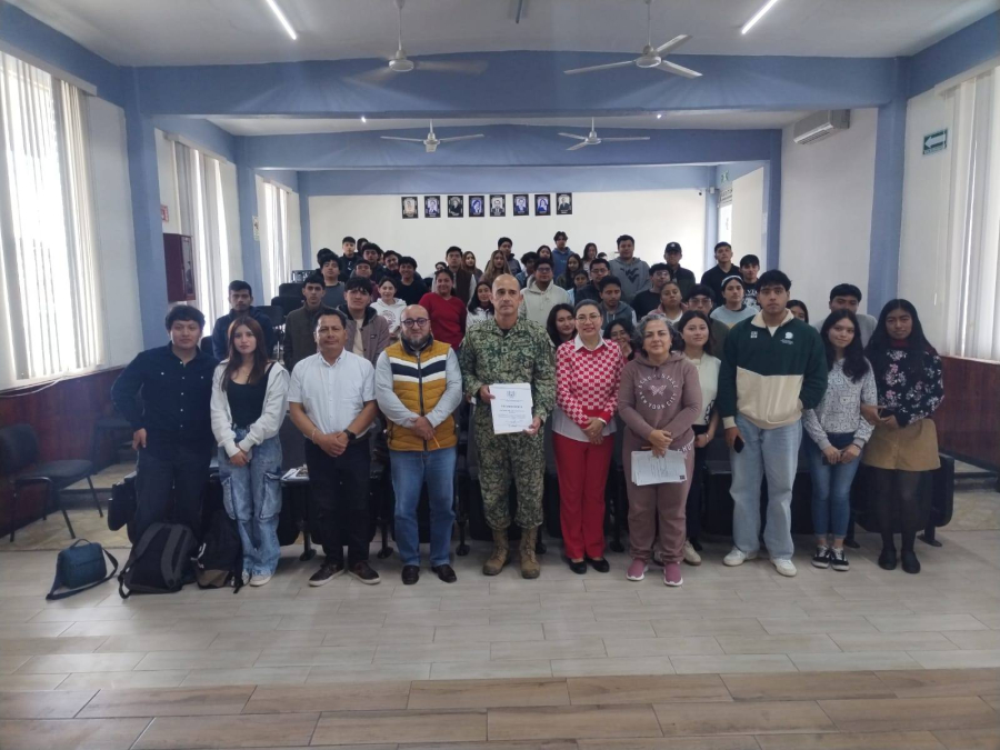 Fortalecen la formación cívica y de ciudadanía con conferencia sobre la Cultura de Seguridad Nacional