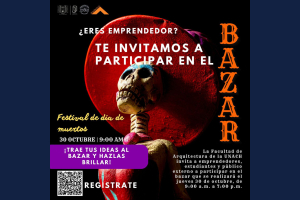 Celebra UNACH el Festival de Día de Muertos con un bazar emprendedor