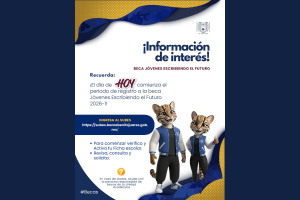 Informa UNACH sobre el registro a la Beca “Jóvenes Escribiendo el Futuro”