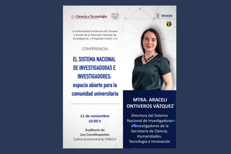 Dará Directora del SNII conferencia sobre lineamientos del sistema para investigadoras e investigadores