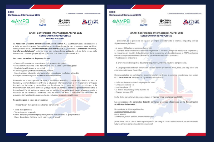 Convoca AMPEI a la XXXIII Conferencia Internacional 2025