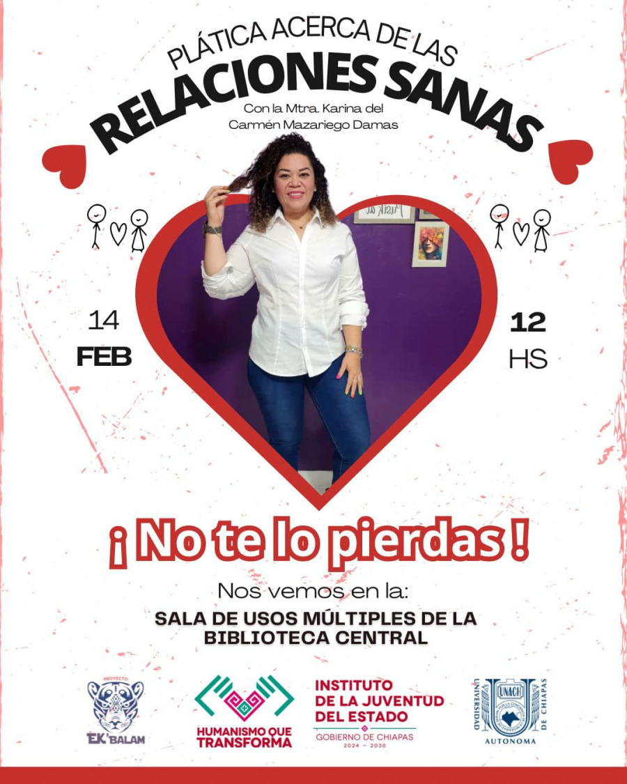 Importante reflexionar sobre Relaciones Sanas en mes del amor y amistad